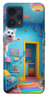Чехол на Realme 9 4G / 9 Pro+ crazy cat фото 1 из 1
