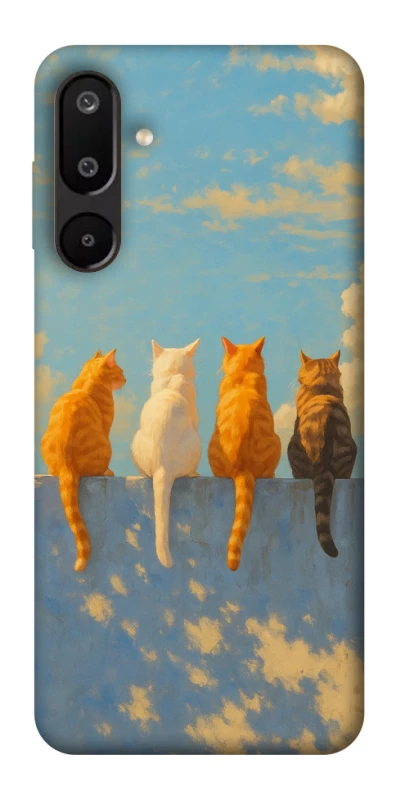 Чехол на Samsung Galaxy M16 5G cats on wall фото 1 Чехол на Samsung Galaxy M16 5G cats on wall фото 1 из 1