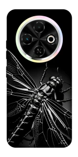 Чохол на TECNO Spark 30C Black dragonfly фото 1 з 1
