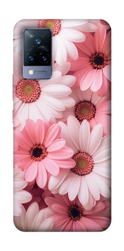 Чехол на Vivo V21 Розовые цветы v2 фото 1 из 1