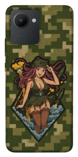 Чохол на Realme C30s Military Waifu фото 1 з 1