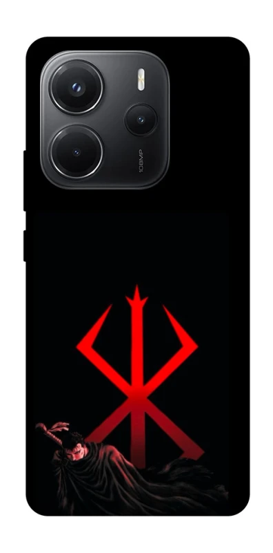 Чохол на Xiaomi Redmi Note 14 4G (Int. version) Berserk Red Logo фото 1 з 1
