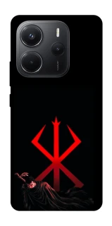 Чехол на Xiaomi Redmi Note 14 4G (Int. version) Berserk Red Logo фото 1 из 1