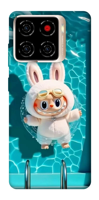 Чохол на ZTE Blade A56 Labubu in the pool ver.2 фото 1 з 1