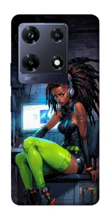 Чехол на Infinix Note 30 Pro Cyber girl фото 1 из 1
