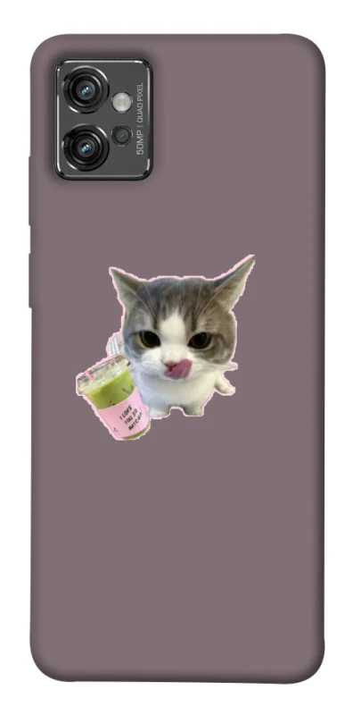 Чохол на Motorola Moto G32 cat matcha фото 1 з 1