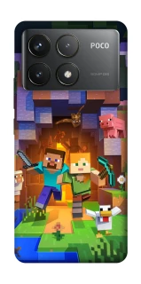 Чехол на Xiaomi Poco F6 Pro Minecraft game фото 1 из 1