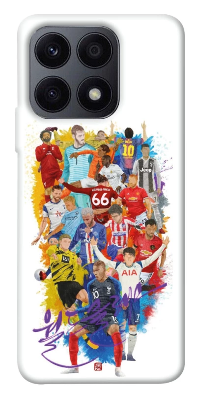 Чехол на Huawei Honor X8a Football Abstract v2 фото 1 из 1