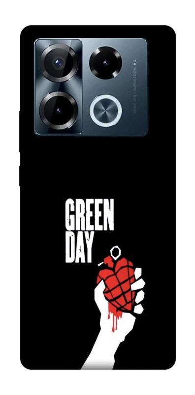 Чехол на Infinix Note 40 Pro 4G Green Day logo фото 1 Чехол на Infinix Note 40 Pro 4G Green Day logo фото 1 из 1