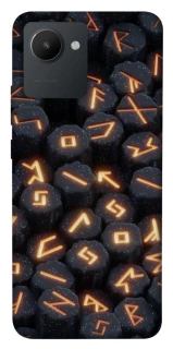 Чехол на Realme C30s Огненые руны фото 1 из 1