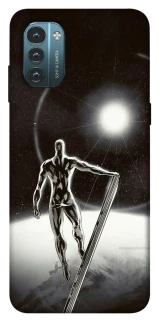 Чехол на Nokia G21 Серебряный сёрфер фото 1 из 1