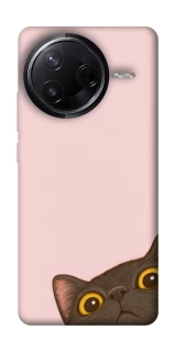 Чехол на Infinix Note 50 Pro Peeping cat фото 1 Чехол на Infinix Note 50 Pro Peeping cat фото 1 из 1