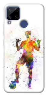Чохол на Realme C15 Football Player v3 фото 1 з 1