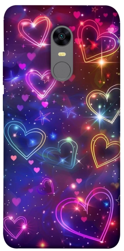 Чохол на Xiaomi Redmi 5 Plus / Redmi Note 5 (Single Camera) Drawn hearts фото 1 з 1