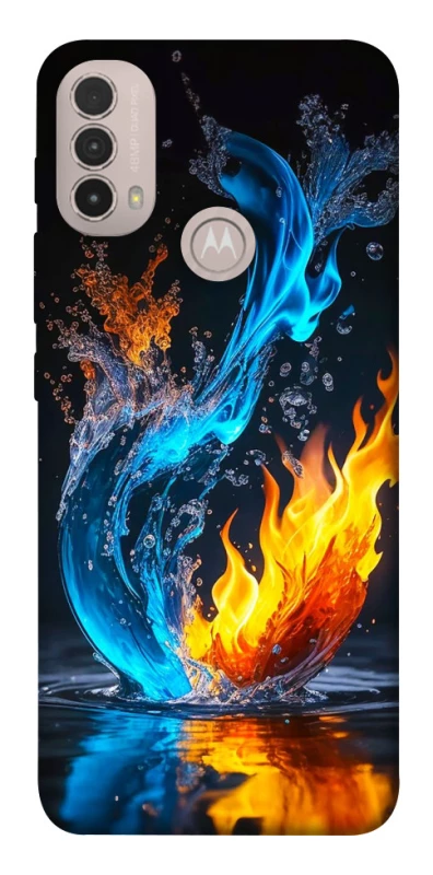 Чохол на Motorola Moto E40 Water And Fire фото 1 з 1