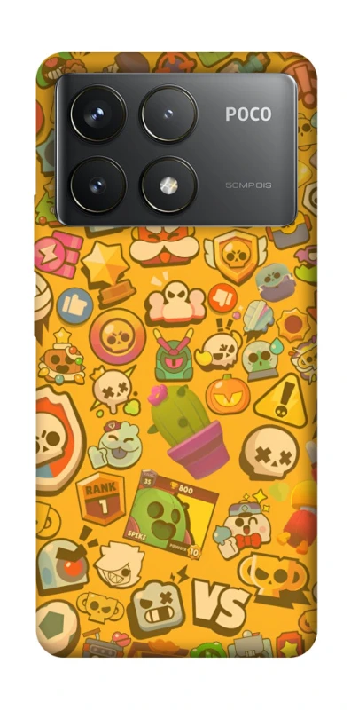 Чохол на Xiaomi Poco F6 Pro Brawl Stars ver.6 фото 1 з 1