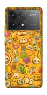 Чехол на Xiaomi Poco F6 Pro Brawl Stars ver.6 фото 1 из 1