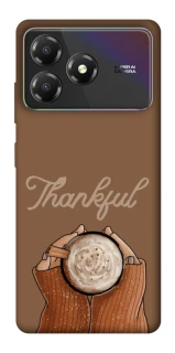 Чохол на ZTE Blade A36 Thankful coffee фото 1 з 1