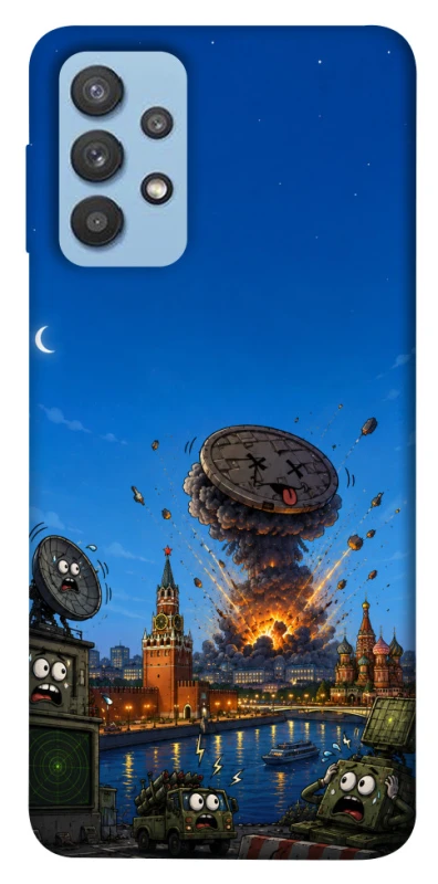 Чехол на Samsung Galaxy M32 Moscow never sleeps ver.8 фото 1 из 1
