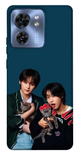 Чехол на Motorola Edge 40 Lee Know and Han - Stray Kids фото 1 из 1