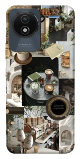 Чехол на Vivo Y02 Coffee collage ver.4 фото 1 из 1