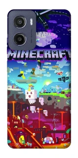 Чехол на Motorola Moto E15 Minecraft world фото 1 из 1