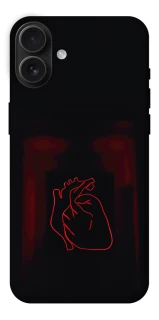 Чехол на Apple iPhone 16 Plus Красное сердце фото 1 из 1