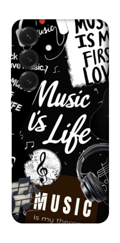 Чехол на Samsung Galaxy S26+ Music is Life фото 1 из 1
