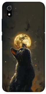 Чохол на Xiaomi Redmi 7A Кіт під місяцем v2 фото 1 з 1