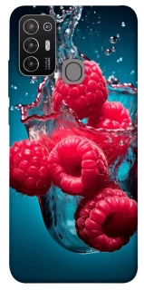 Чохол на ZTE Blade A52 Малинка у воді фото 1 з 1