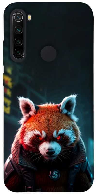 Чохол на Xiaomi Redmi Note 8 Cyber Red Panda фото 1 з 1