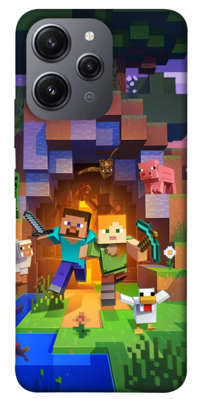 Чохол на Xiaomi Redmi 12 Minecraft game фото 1 з 1
