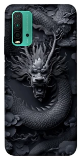 Чехол на Xiaomi Redmi Note 9 4G / Redmi 9 Power black dragon фото 1 из 1