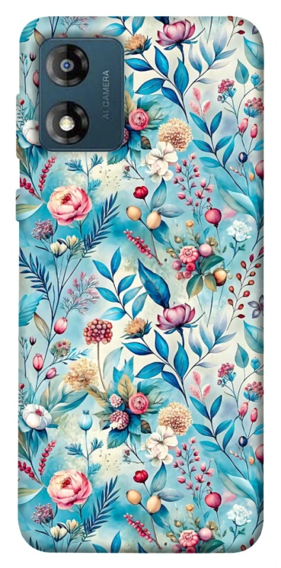 Чохол на Motorola Moto E13 Floral design ver.5 фото 1 з 1