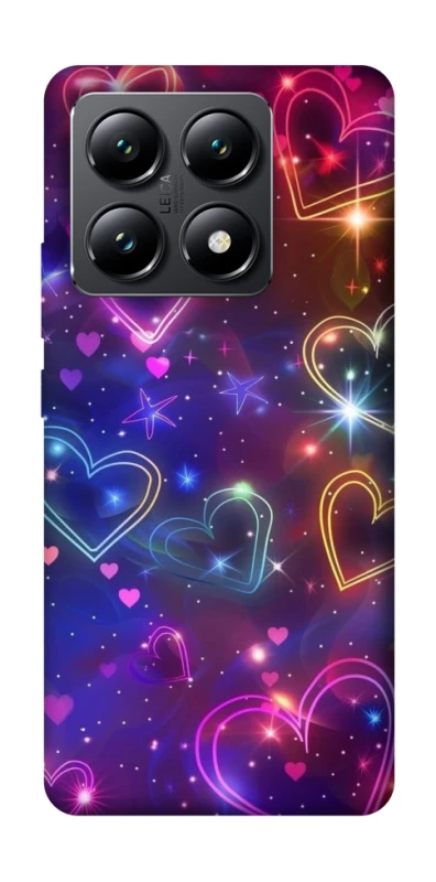 Чохол на Xiaomi 14T Drawn hearts фото 1 з 1