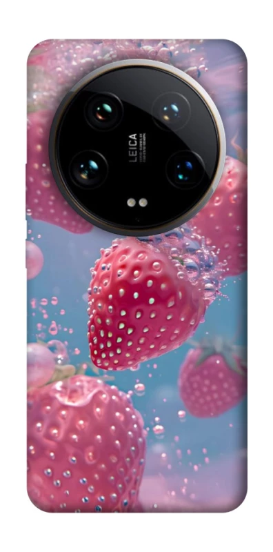 Чохол на Xiaomi 14 Ultra Полуниця в воді фото 1 з 1