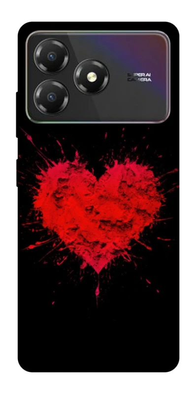 Чохол на ZTE Blade A36 Splash heart фото 1 з 1
