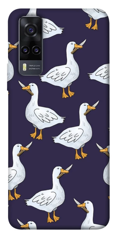 Чохол на Vivo Y31 Гуси з претензією фото 1 з 1