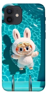 Чохол на Apple iPhone 12 (6.1") Labubu in the pool ver.2 фото 1 з 1