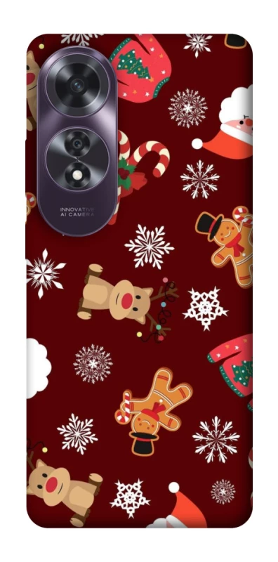 Чехол на Oppo A60 Новогодний v6 фото 1 из 1