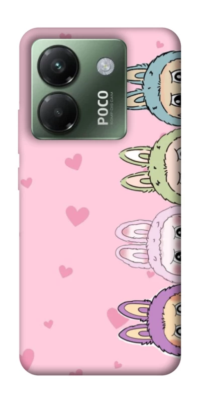 Чохол на Xiaomi Poco M7 pro 5G All Labubu 4 фото 1 з 1