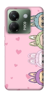 Чохол на Xiaomi Poco M7 pro 5G All Labubu 4 фото 1 з 1