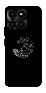 Чохол на Huawei Honor X6a Black tsunami фото 1 Чохол на Huawei Honor X6a Black tsunami фото 1 з 1