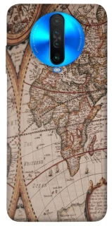 Чехол на Xiaomi Poco X2 Карта путешествий фото 1 из 1