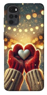 Чехол на Motorola Moto G22 Heart in hand фото 1 из 1
