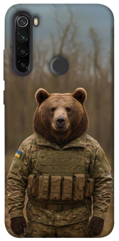 Чохол на Xiaomi Redmi Note 8T Ведмідь захисник фото 1 з 1