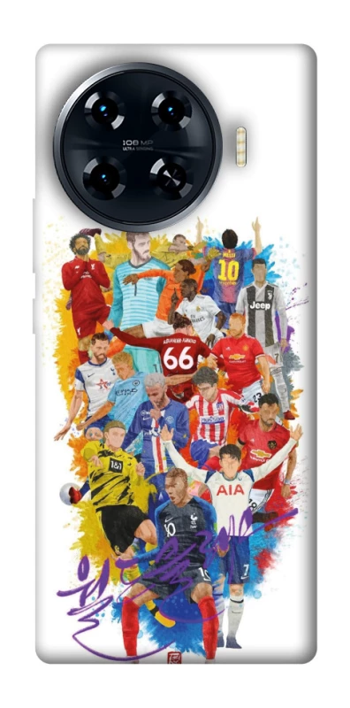 Чехол на TECNO Spark 20 Pro+ Football Abstract v2 фото 1 из 1