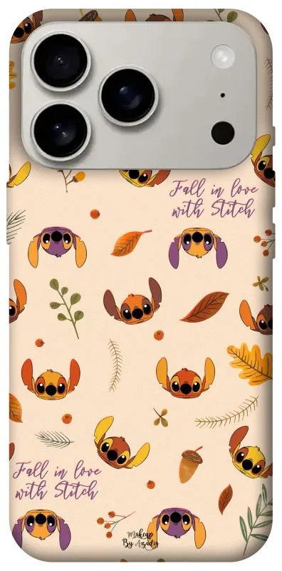 Чехол на Apple iPhone 18 Pro Fall in love with Stitch фото 1 из 2