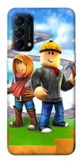 Чехол на Oppo Reno 5 4G Roblox Builder Adventure фото 1 из 1