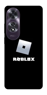 Чехол на Oppo A60 Roblox logo black фото 1 из 1